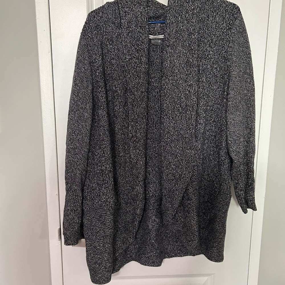 Shawl style Gray Open Front Cardigan women’s xl